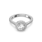 Swarovski 5642626 Cons tella:Ring Rnd Pv L Whıte Rhs 60 Swarovski Yüzük