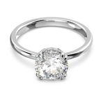 Swarovski 5642638 52 Constella Round Princess Cut Beyaz Rodyum Kaplama Yüzük
