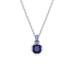 Swarovski 5651790 Birthstone Pend Sep Pendant Blu-Rhs Kolye