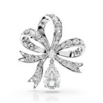 Swarovski 5680678 Hyperbola Brooch White-Rhs Broş