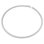 Swarovski 5681801 Matrix Tennis Neclace Round Cut Small White Rhodium Plated Kolye