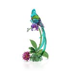 Swarovski 5682123 Idyllıa Quetzal and Orchid Ev Dekorasyonu