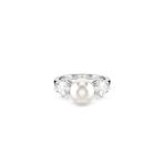 Swarovski 5689629 Matrix Ring 8 mm Pearl White-Rhs 60 Yüzük