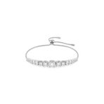 Swarovski 5690677 Matrix Bracelet Grad White-Rhs M Bilezik