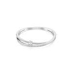 Swarovski 5691225 Hyperbola Bangle Drop White-Rhs M Bilezik