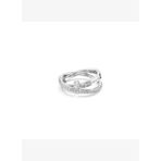 Swarovski 5691232 Hyperbola Ring 2 Row White-Rhs 60 Yüzük