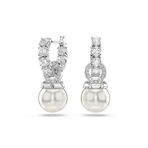 Swarovski 5691716 Matrix Pe Pearl White-Rhs Küpe