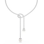 Swarovski 5692416 Matrix Necklace Pearl White-Rhs Kolye