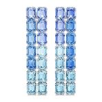 Swarovski 5696517 Millenia Ce L Blu-Rhs Küpe