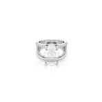 Swarovski 5698476 Hyperbola Ring 3 Rows White-Rhs 55-60 Yüzük