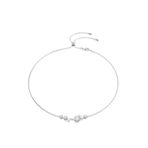 Swarovski 5705626 Constella Necklace Bar White-Rhs Kolye