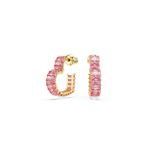 Swarovski 5706340 Matrix Pe Hoop Hrt S Pink-Gos Küpe