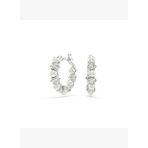 Swarovski 5709256 Matrix Pe Pearl Hoops White-Rhs Küpe