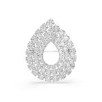 Swarovski 5714648 Matrix Brooch Tennis White-Rhs Broş