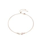 Swarovski 5729504 Constella Necklace Bar White-Ros Kolye