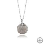 Swarovski Crystal Taşlı Deniz Kabuğu Gümüş Kadın Kolye SL5496