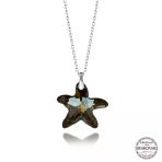 Swarovski Crystal Taşlı Deniz Yıldızı Harem Altın Gümüş Kadın Kolye
