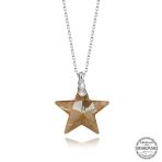 Swarovski Crystal Taşlı Yıldız Harem Altın Gümüş Kadın Kolye