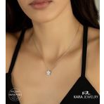 Swarovski Kablumbağa Temalı 925 Ayar Gümüş Kolye