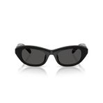 Swarovski Kadın Sk6036u Evrensel Fit Kare Güneş Gözlüğü, Siyah/Koyu Gri, 50 mm