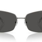 SWAROVSKI Kadın Sk7008 Kelebek Güneş Gözlüğü, Gunmetal/Koyu Gri, 57 mm