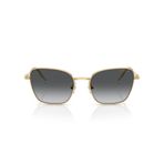 Swarovski Kadın Sk7029 Aviator Güneş Gözlüğü, Altın/Gradyan Gri Polarize, 55 mm
