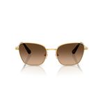 Swarovski Kadın Sk7029 Aviator Güneş Gözlüğü, Sarı Altın/Yeşil Gradyan Kahverengi, 55 mm