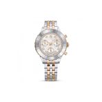Swarovski Octea Chrono Saat Metal Bileklik Rose Altin Tonu Karişik Metal