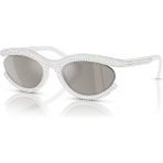 SWAROVSKI SK 6006 10336G 54 Kadın Güneş Gözlüğü - Beyaz