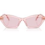 SWAROVSKI SK6048 1070P5 54 - Şeffaf Pembe Photocromic Cam - Kadın Güneş Gözlüğü