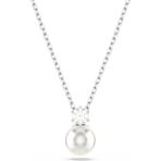 Swarovski SWR5693897 Kadın Inci Kolye - Metalik