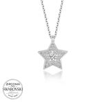 Swarovski Taşlı Harem Altın Gümüş Yıldız Bayan Kolye
