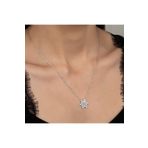Swarovski Taşlı Kartanesi Gümüş Kolye