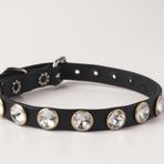 Swarovski Taşlı Kedi Tasması Siyah