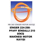 Swart singer 224-298 ve pfaff 210 Dikiş Makinesi Ve Bazı Makineler Için Motor Kayışı Mb-360