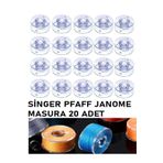Swart Singer Pfaff Zetina Janome Homemax Brother Kiwi gibi ev makinelerine Uyumlu plastik Masura 20 adet