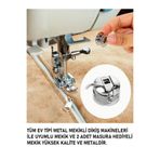 Swart Tüm Ev tipi zigzag ve düz dikiş makineleri için 1 adet metal mekik ve 2 adet metal masura hediye