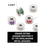 Swart ZETİNA JANOME BROTHER SİNGER 5 ADET METAL MASURA