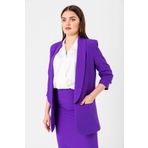 Swass Kolu Büzgülü Blazer Kadın Ceket