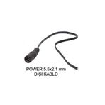 Swat 5.5x2.1 mm Dişi Power Voltaj Kablosu