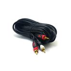 Swat FKT98 2RCA Gold 3,5 mm 5 Metre Stereo Kablo