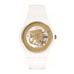 Swatch SO29W107 Golden Rings White Kol Saati