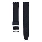 Swatch Uyumlu Siyah Silikon Saat Kordon 17 mm Swc124