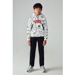 SWATSKY Bg Store Erkek Çocuk Desenli Sweatshirt 23pfwsw1561