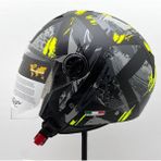 Sway 715 Poison Yarım Açık Kask