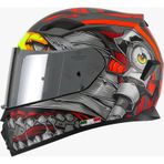 Sway 820 Monster Full Face Gri Motosiklet Kaskı