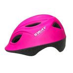 Sway N20 3-9 Yaş Çocuk Bisiklet Kaskı Paten Kaykay Kaskı Çocuk Koruyucu Kask Pembe Renk