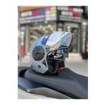 Sway SW-737 Mat Gri Çenesiz Güneş Gözlüklü Kask