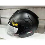 Sway SW-766 Mat Siyah Çenesiz Güneş Gözlüklü Kask