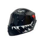Sway SW-820 Monster Full Face Kask - XL - Renkli